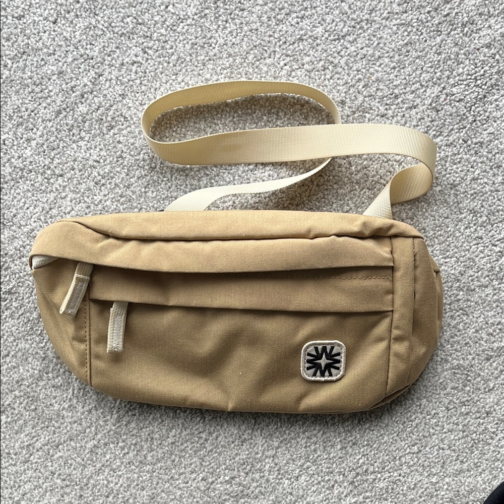 Walker Family Goods Louie Sling Crossbody Bag Tan